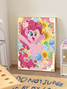 My Little Pony Digital Cartoon Anime Underwater World Handmade Painting Filling Coloring Numbered Oil Painting Art Decorations