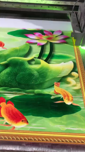 Tranh gạch 3D hoa mai cao cấp