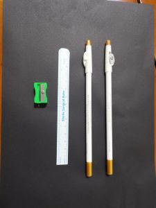 Beauty Salon Plastic Special Ultrasonic Knife Drawing Pen White Marking Pen Facial Instrument Thread Carving Skin Positioning Erasable