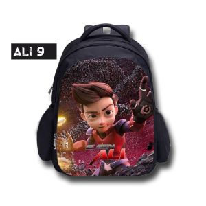 TAS RANSEL ANAK SEKOLAH KARAKTER EJEN ALI BISA CETAK NAMA DAN PHOTO UKURANNYA ADA 2 SD DAN PAUD/TK