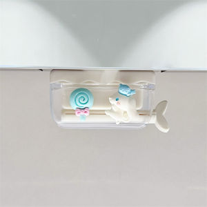 Bathroom Large Size Face Towel Storage Box Toilet Tissue Box Home Use Cartoon Waste Paper Basket Rectangular Shape Organizer