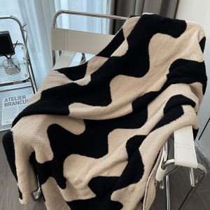 ผ้าห่มขนแกะแบบครึ่งตัว ผ้าขนแกะ ผ้าห่มโซฟา ผ้าห่มปรับอากาศ ผ้าห่มสำหรับใส่เป็นผ้าคลุมไหล่ในฤดูหนาว ผ้าห่มสำหรับนอนหลับในออฟฟิศ