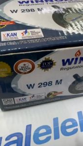WINN GAS Selang Gas Paket Regulator Meter Tekanan Rendah Anti Tikus W 298M