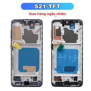 Màn Hình Cảm Ứng OLED/TFT LCD Samsung Galaxy S21 5G Kèm Khung Tương Thích Với Các Mẫu G9910 G991B