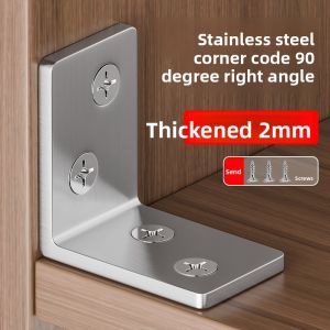 MONLEYTA | Stainless Steel 90 Degree Reinforced Corner Bracket