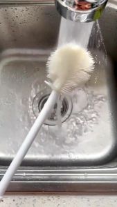 【COD】Household Foldable Cup Brush Multifunctional Cleaning Bottle Brush Kettle Water Cup Bottle Stain Removal Flexible Cleaning Brush Extended Handle Silicone Soft Bristle Convenient Gap Small Brush