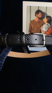 Thắt Lưng Nam Bằng Da Thật Họa Tiết Vân - Gianni Conti - Sản Xuất Thủ Công Tại Ý_3855449-35-10