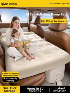 No Brand | Car Sleeping Inflatable Mattress For Rear Seat Travel