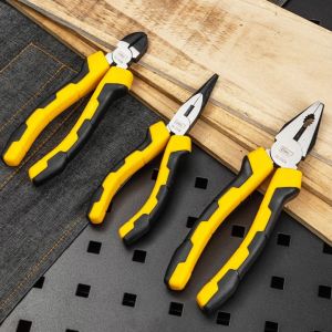 Deli Pliers Set / Set Tang 3Pcs/set Baja Karbon PVC Perkakas EDL2008-3