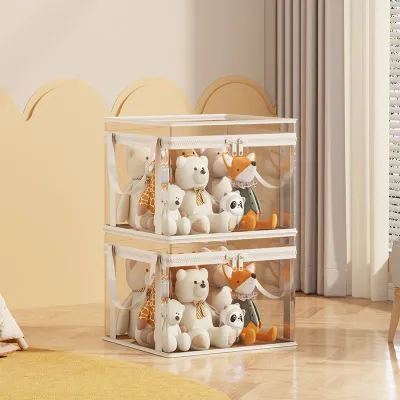WUBUWEI | Dustproof Stuffed Toy Storage Box