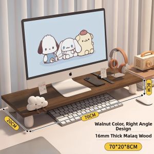 Screen Raising Desktop Organizer Monitor Stand