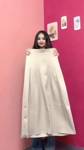 JESI Joy Skirt Flare Wanita Poliester Pinggang Elastis - Rok Panjang Elegan
