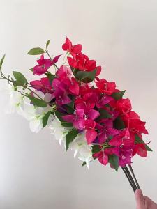5pcs Artificial Flowers Triangle Rose Bouquets Wedding Wreath Festival Supply Home Room Table Decora Garden Diy Gifts Arch Prop