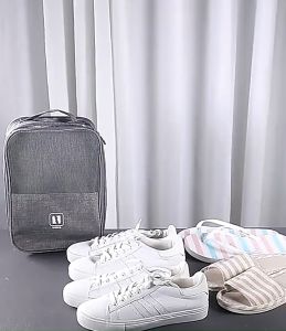 กระเป๋าใส่รองเท้า กันฝุ่น กระเป๋าเก็บรองเท้า ใส่รองเท้า ประกอบไม่ดี พกพาสะดวก ช่องหลายชั้น หลายคู่ กระเป๋าใส่รองเท้าสำหรับเดินทาง