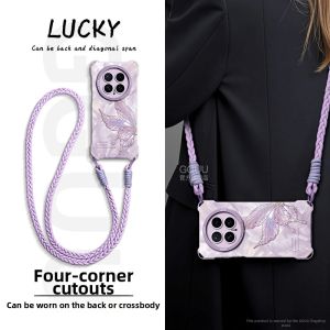 New Stylish Silcone Protective Case with Short and Long Lanyard for Phone