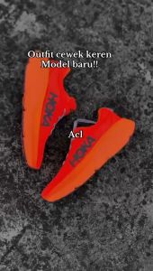 Sepatu Sneakers Wanita Hoka Bondi 8 Model Baru Sepatu Olahraga Cewek Ringan Dan Nyaman Sepatu Senam Wanita Putih Berpori Sepatu Running Jogging
