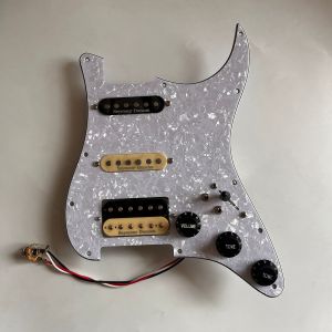 Prewired Loaded Guitar Stratocaster Pickguard SSH Pick Guard Seymour Duncan Ainico 5 SSL1 TB-4 Pickups Multi Switch for Fender Electric Guitar Part Replacement