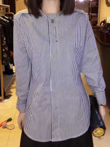 SUOXIMENG | Large Size Striped Round Neck Long Sleeve Shirt Womens Fashion Trend Autumn Commute Simple Versatile Elegant New Arrival