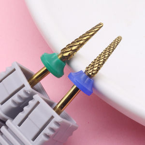 2.35mm Shank Diameter Titanium-Coated Small-Head Solid Tungsten Carbide Grinding Bit