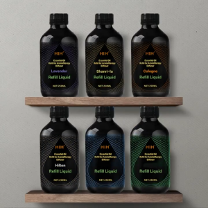 ORIGINAL AROMATHERAPY DIFFUSER REFILL 250ML | Essential Oil Replacement Fragrance Refill Bottle Long Lasting Scented Liquid Relaxing Spa Home Air Freshener Mist Enhancing Natural Essence Rejuvenating Indoor Environment