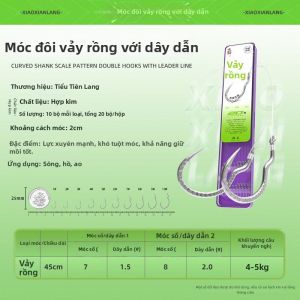 BAIXITANG | Móc Câu Cá Chép Chống Rối