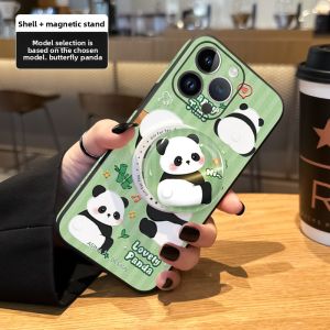 Asina | Magnetic Stand Case Full Protection for iPhone 15 Pro Max