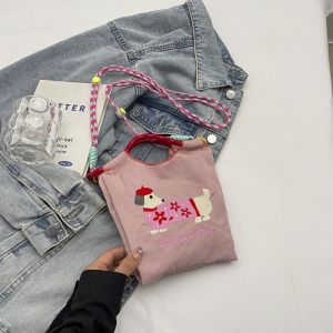 Túi Đeo Chéo Hoạt Hình Dễ Thương Cho Trẻ Em Túi Đeo Vai Đơn Thời Trang Túi Xách Túi Đeo Chéo Hình Chó Salami Túi Xách Thời Trang Cho Bé Trai Và Bé Gái