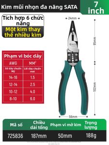 SATA | Kềm Bóc Dây Điện Đa Năng