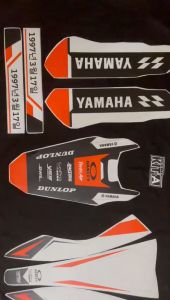 Decal sticker Yamaha WR 155 MOTIF SIMPLE LIST OREN full body keren D-C8-063 C8-150