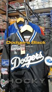 HOCKY - Jacket Varsity Bomber Los Angeles Black Pria Wanita Full Bordir Premium Distro Kekinian