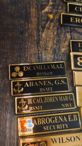 CUSTOMIZED NAMEPLATE FOR SEAMAN/MARITIME STUDENTS LAMINATED