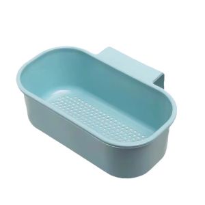 Hanging Kitchen Sink Strainer Basket Plastic Filter Tray Leftovers Disposal Rack Sink Accessories Kitchen Storage Organizer