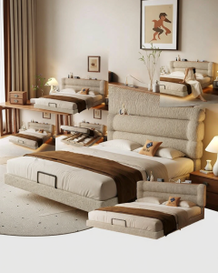 MEIZHAISHENGHUO | Creamy Style Premium Bed 1.8m