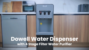 Dowell 2-in-1 Bottleless Water Dispenser with 4-Stage Water Purifier | Direct Tap Water Connection | Hot Cold & Normal | WDS-30BLP