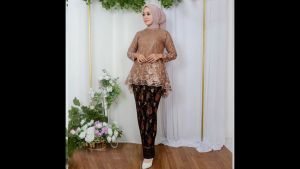 Kebaya Modern Brukat wisuda pesta bahan tile kebaya Brukat tile remaja Kebaya Lamaran Penganten