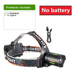 Đèn Pha LED Công Suất Cao 990000000LM Siêu Sáng 18650 Đèn Pha Tầm Xa 3500m Có Thể Sạc Lại Để Cắm Trại Câu Cá