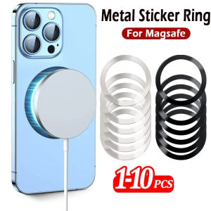 10/1Pcs Metal Steel Plate Sticker Rings for Magsafe Wireless Charger Car Mobile Phone Holder Iron Sheet Compatible with iPhone 14 13 12 Pro Max
