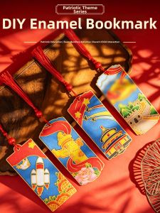 AIERLISHA | DIY 71 Anniversary Patriotic Theme Enamel Bookmark Materials