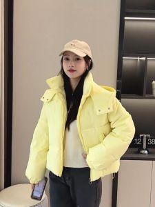 เสื้อโค้ทกันหนาวตัวสั้น ถอดฮู้ดได้ ใส่ติดลบได้ มีถึงอก52นิ้ว พร้อมส่งจากไทย