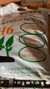 Đất Trồng Hữu Cơ H6 Hapi Greenđất dinh dưỡng trồng cây - Bao 5 dm3 -bao 2kg