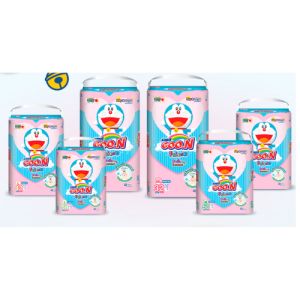 Goo.N Friends Scented Pants Baby Diapers (M50 L42 XL36 or XXL32) (3 Packs) (Doraemon Version)