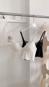 💥 สินค้าพร้อมส่งจากไทย - LoveIs Bra (N724) บราลูกไม้ตัวยาวสไตล์เกาหลี 5 ตะขอหลังใส่เป็นครอปได้ 💥