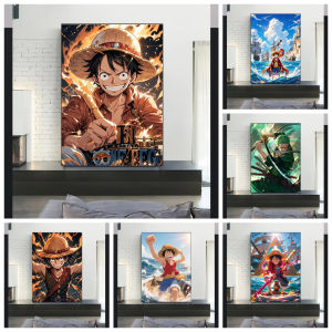 Bandai | Classic Anime O-One P-Piece Oil Painting By Numbers Home Decor Modern Wall Decor for Living Room Bedroom Perfect Gift No Frame