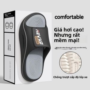 MONLEYTA | Dép nam chống trượt đế dày EVA mùa hè 2025 Dép đi trong nhà phòng tắm ngoài trời thoải mái thoáng khí thoáng khí