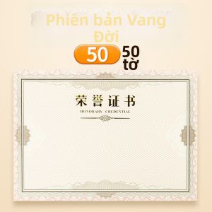 CHENYAO | Trang Trong Giấy Chứng Chỉ Dày Chất Lượng Cao A4
