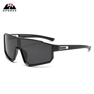 UPGREE Outdoor Goggles Polarized Sunglasses Men Women Oversized One-piece Mirror Sun Glasses Travel Male Shades Brand Design Sun Glasses For Male Driving Fishing UV400 Goggles