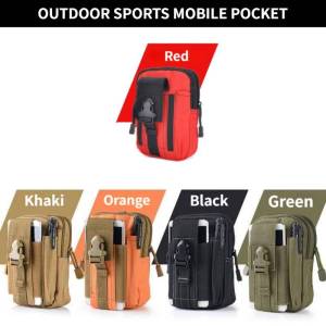 Outdoor Men Waist Pack Military Tactical Bag Waterproof Camping Waist Belt Bag Sports Army Backpack Wallet Pouch Phone Case For women Travel Hiking