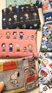 TAS LIPAT ECO BAG / TAS BELANJA LIPAT LABUBU / SHOPPING BAG / ECO BAG MOTIF SANRIO ANTI AIR UKURAN SEDANG