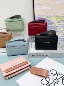 UISNMALL #M6974 Womens Wallet Purse Small Bifold Zipper Pocket Wallet Card Case Purse with ID Window