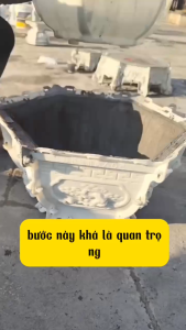 Khuôn đúc chậu cảnh lục giác 50 (khuôn chậu ABS có lòng trong)